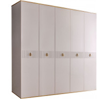 Пятистворчатый шкаф для одежды Rimini Solo РМШ2/5 (s) (слоновая кость)